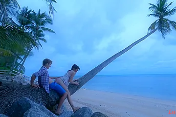 Nicole, Bruce Sunrise Quickie On The Beach - porn video