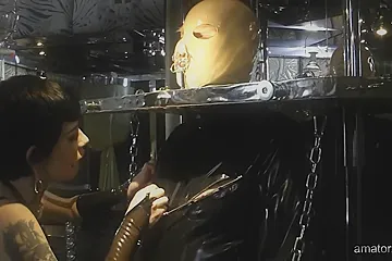 Lady Minou & Kandy Ultimate Rubber Sex (part1) P2 - porn video