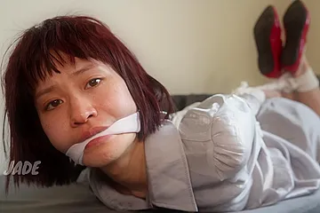Chinese Exchange student 18+ Jade, Bound, Gagged & Robbed - porn video