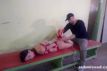 Kdnpd teen Slvt Tiedup And Vibd For Her Slv Trainng (18+) - porn video