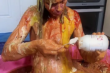 Extreme Messy Food! Horrendous!!! P2 - porn video