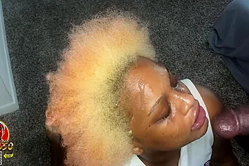 Bubble Gum Blowjob Facial - porn video