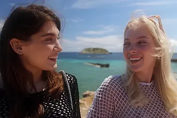 Emma White Ellie Luna Fun In The Sun - porn video