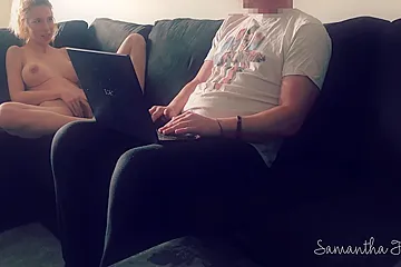 Gorgeous Babe Makes Him Cum 4 Times! Samantha Flair 26 Min - porn video