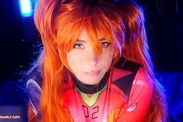 Sloppy Blowjob And Pussy Creampie. Evangelion Asuka Langley - Molly Redwolf - porn video