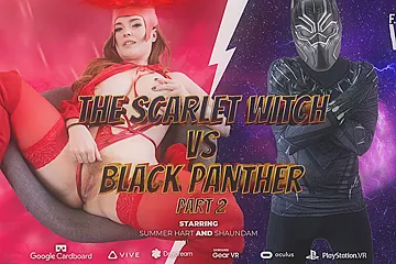 Black Panther And Summer Hart - Scarlet Witch Vs - porn video