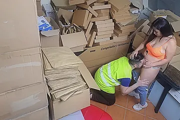 Sexy Latina Goddess Boss Catches Employee On The Phone - porn video