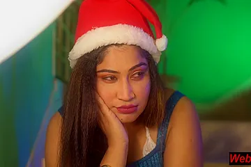 Indian Desi Hot Wife Xmas Sex With Santa Claus! Hot Xmas Sex - porn video
