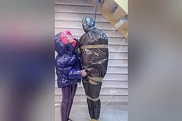 Me Bagged By My Mistress With The Plastic Bag - porn video