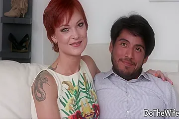 Redhead Wife Kessie Shy Devours A Black Cock Before Getting Cum Filled - porn video