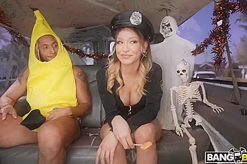 Happy Swalloween With Mads Flores - porn video