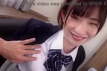 She sits on top of him while wearing her uniform and puts it on in cowgirl position. ​ - porn video