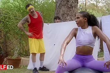 Ricky Spanish - Insatiable Rickys Yoga Ball Movie - porn video
