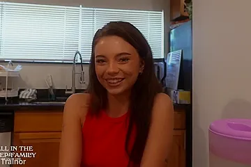 Dirty Little Stepdaughter Gets Big Dick Housewarming Gift! - porn video