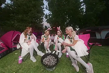 Emma Rosie, Aria Valencia, Selina Imai - Sorority Hookup Camp: Girl Scouts - porn video