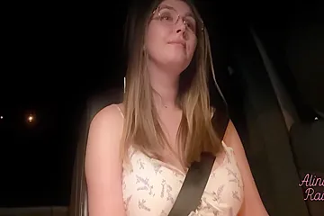 My Stepmoms Married Friend Let Me Fuck Her In The Car - porn video