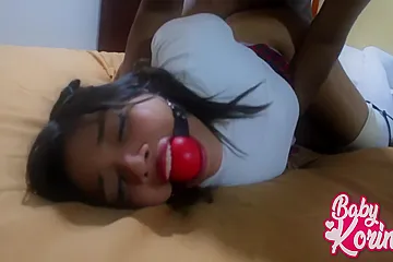Perra Petite Peruana Es Amarrada, Sodomizada Y Follada Por Decirle No Al Novio 10 Min - porn video