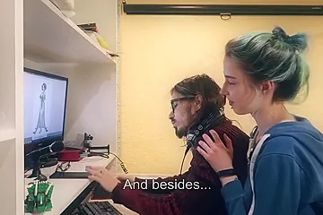Stepsister Seduces A Nerd To Copy His Physics Text Compressed - porn video