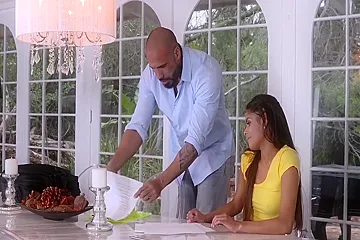 Cute Teen Babysitter Fucks Teacher (18+) - porn video