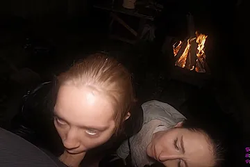 Ffm Threesome Sucking On The Backyard - porn video