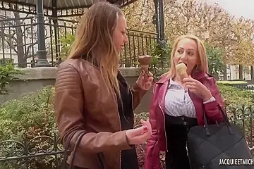 My Young Stepsisters Are Two Hot Bitches - Threesome With Cumshot (18+) - porn video