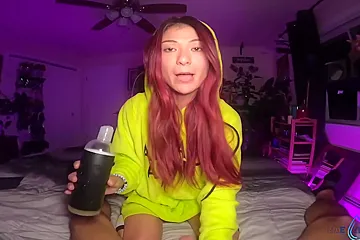 Nice Huge Cock Stepbro Fucks His Teen Stepsis Close Up Pov (18+) - porn video