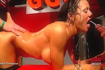 Ggg Pornstars With Perfect Body And Hot Tits Loves Piss And Gangbang. Anna Fucks The Men To Pieces And Likes To Swallow Piss - porn video