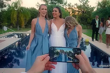 Wedding Bridesmaids Fucked Alexis Crystal - porn video