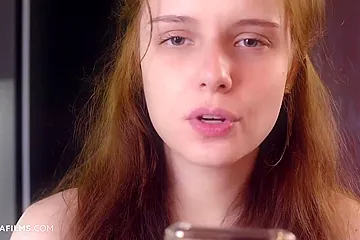 Small-tit Innocent Chick Sienna Kim Is Soloing In The Kitchen - porn video