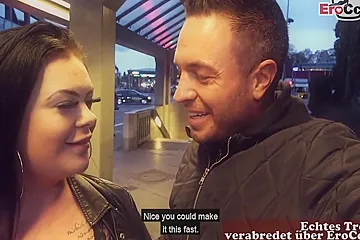 German Fat Slut Picked Up In Public For Sex Date In Berlin - porn video