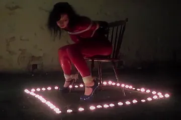 Pretty Tied Up And Ballgagged - porn video