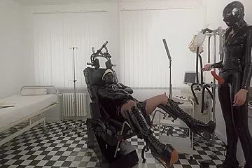 Anal Inspection Of The Rubberdoll Maid In The Clinic - porn video
