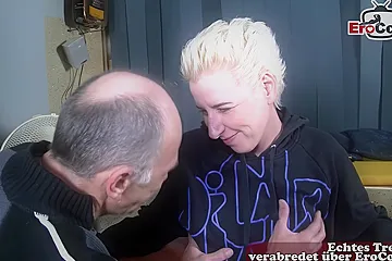 German Grandpa Looks For A Woman To Fuck On The Street - porn video