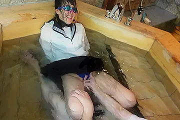 Dripping Uniform, Restrained In A Bathtub, Off-campus Lesson - porn video