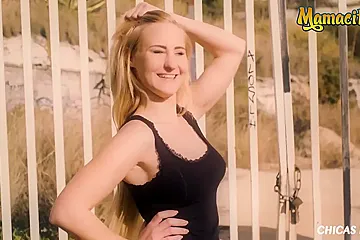 Helena Valentine - Amazing Outdoor Fuck For Big Ass Blonde - porn video